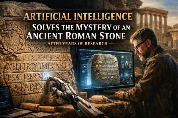 Artificial Intelligence Solves the Mystery of an Ancient Roman Stone After Years of Research